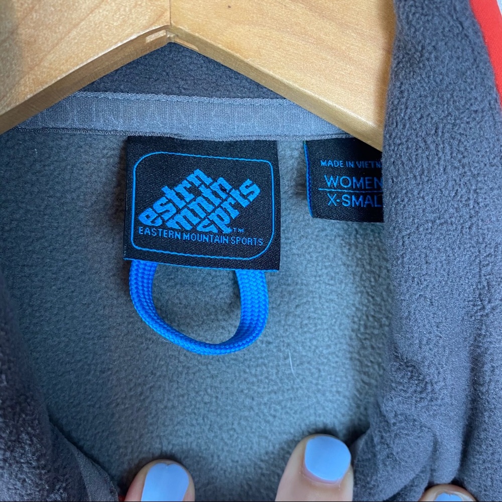 Ems Soft Shell Orange Fleece Jacket Size Xs - image 3